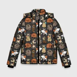 Зимняя куртка для мальчиков 3D Домашние мальчики