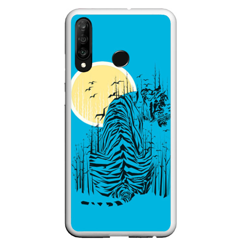 Чехол для Honor P30 Lite тигр Фото 01 Чехол для Honor P30 Lite тигр Фото 01
