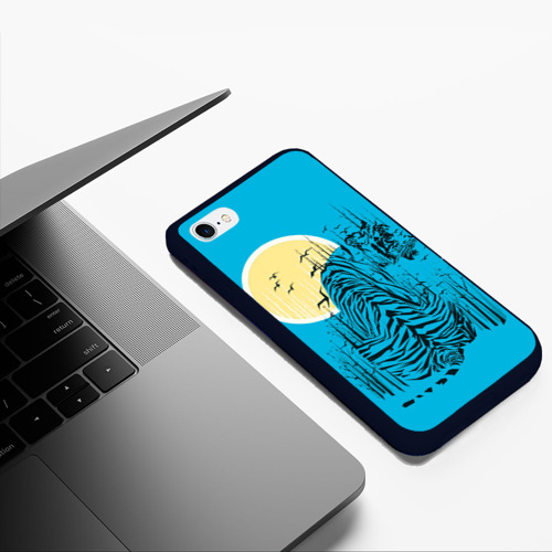 Чехол для iPhone 6Plus/6S Plus матовый тигр Фото 01 Чехол для iPhone 6Plus/6S Plus матовый тигр Фото 01