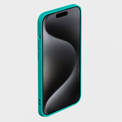 Чехол силиконовый для Apple iPhone 15 Pro матовый Яркие разноцветные кляксы - фото 2