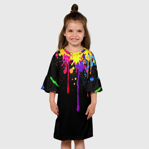 Детское платье 3D Краски - фото 4