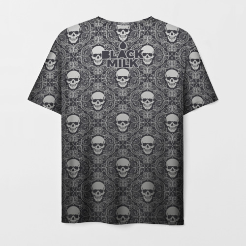 Мужская футболка 3D Black Milk - Skulls - Черепа, цвет 3D печать - фото 2