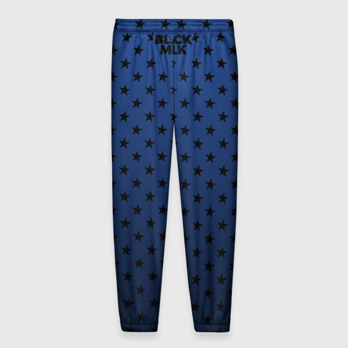 Мужские брюки 3D Black Milk Blue Stars, цвет 3D печать - фото 2