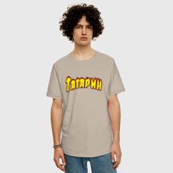 Мужская футболка хлопок Oversize Татарин - фото 2