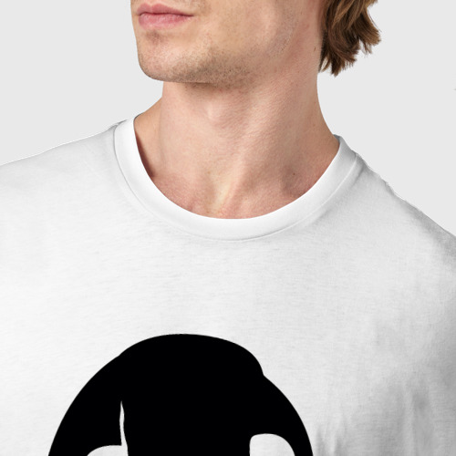 Мужская футболка хлопок Тони Раут 3, цвет белый - фото 6