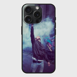 Чехол силиконовый для Apple iPhone 15 Pro Мax матовый Тони Раут