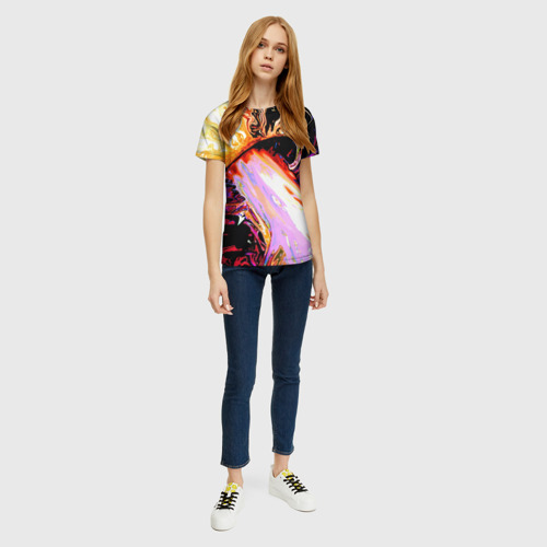 Женская футболка 3D Грибочек, цвет 3D печать - фото 5