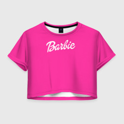 Женская футболка Crop-top 3D Барби