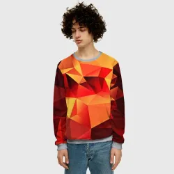 Мужской свитшот 3D Abstraction color - фото 2