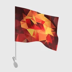 Флаг для автомобиля Abstraction color