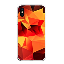 Чехол для iPhone XS Max матовый Abstraction color