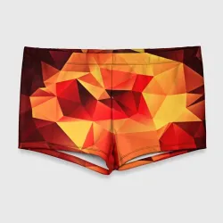 Мужские купальные плавки 3D Abstraction color