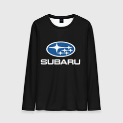 Мужской лонгслив 3D Subaru