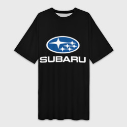 Платье-футболка 3D Subaru