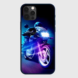 Чехол для iPhone 12 Pro Мотокросс ночной