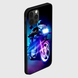 Чехол для iPhone 12 Pro Мотокросс ночной - фото 2