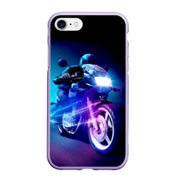 Чехол для iPhone 7/8 матовый Мотоциклист