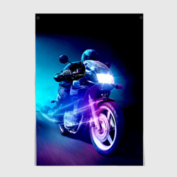 Постер Мотоциклист