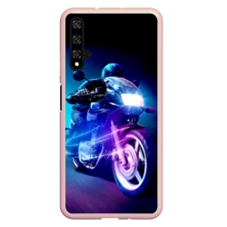 Чехол для Honor 20 Мотокросс ночной