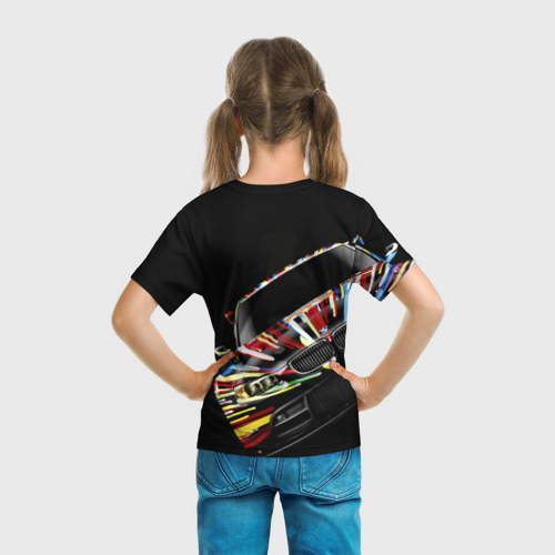 Детская футболка 3D BMW, цвет 3D печать - фото 6