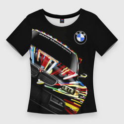 Женская футболка 3D Slim BMW