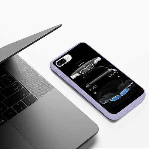 Чехол для iPhone 7Plus/8 Plus матовый с принтом BMW, фото #5