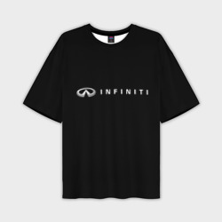 Мужская футболка oversize 3D Infiniti