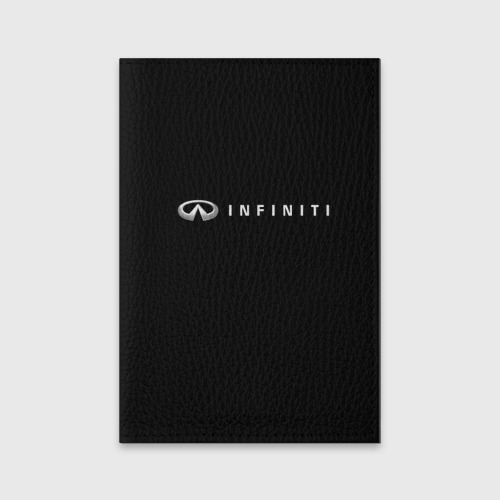 Обложка для паспорта матовая кожа Infiniti, цвет желтый