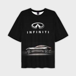 Мужская футболка oversize 3D Infiniti