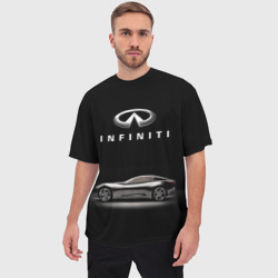 Мужская футболка oversize 3D Infiniti - фото 2