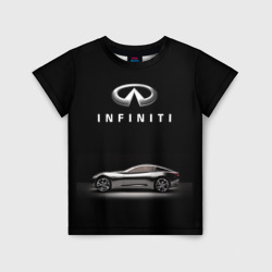 Детская футболка 3D Infiniti - emblem