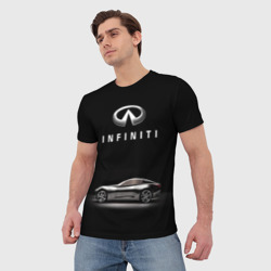 Мужская футболка 3D Infiniti - фото 2