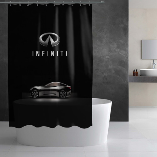 Штора 3D для ванной Infiniti - фото 3