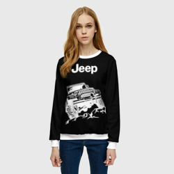 Женский свитшот 3D Jeep - фото 2