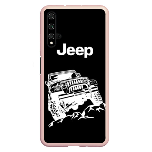Чехол для Honor 20 Jeep, цвет светло-розовый