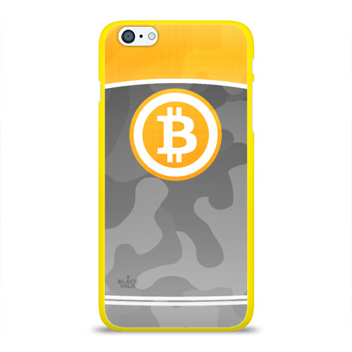 Чехол для Apple iPhone 6Plus/6SPlus силиконовый глянцевый Black Milk Bitcoin - Биткоин Фото 01 Чехол для Apple iPhone 6Plus/6SPlus силиконовый глянцевый Black Milk Bitcoin - Биткоин Фото 01