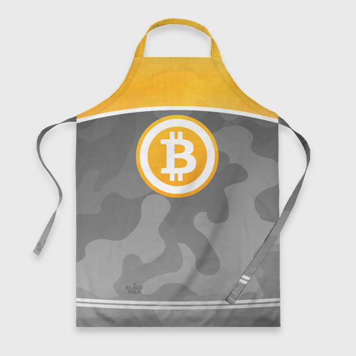 Фартук для кухни Black Milk Bitcoin - Биткоин