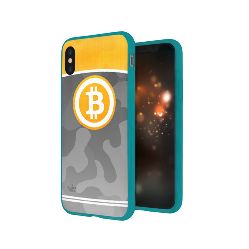 Чехол для Apple iPhone X силиконовый глянцевый Black Milk Bitcoin - Биткоин Фото 01 Чехол для Apple iPhone X силиконовый глянцевый Black Milk Bitcoin - Биткоин Фото 01
