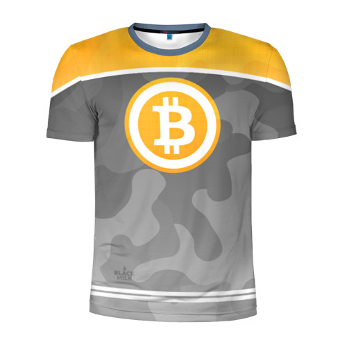 Мужская футболка 3D спортивная Black Milk Bitcoin - Биткоин Фото 01 Мужская футболка 3D спортивная Black Milk Bitcoin - Биткоин Фото 01