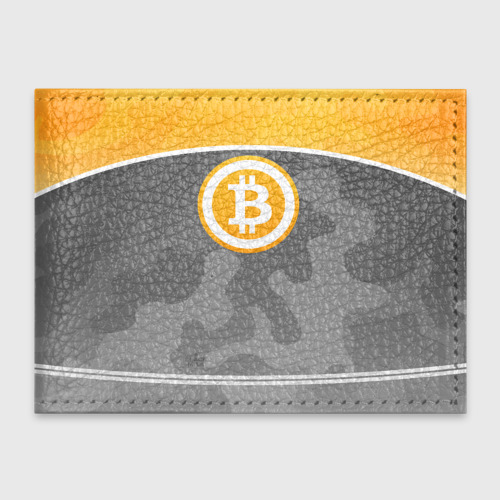 Обложка для студенческого билета Black Milk Bitcoin - Биткоин, цвет красный