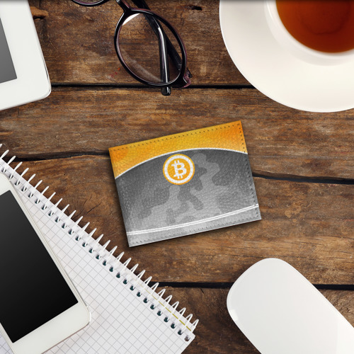 Обложка для студенческого билета Black Milk Bitcoin - Биткоин, цвет красный - фото 3