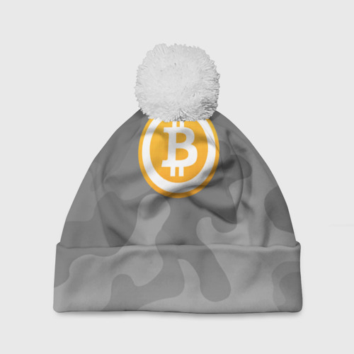 Шапка 3D c помпоном Black Milk Bitcoin - Биткоин Фото 01 Шапка 3D c помпоном Black Milk Bitcoin - Биткоин Фото 01