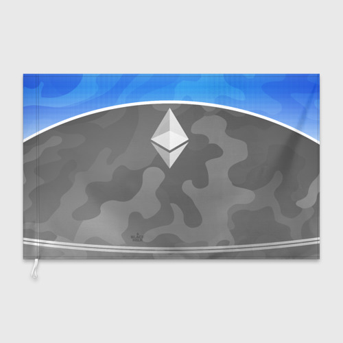 Флаг 3D Black Milk Ethereum - Эфириум - фото 3