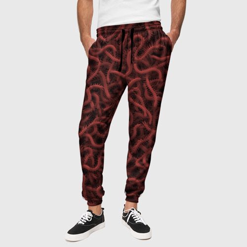 Мужские брюки 3D Сколопендры, цвет 3D печать - фото 4