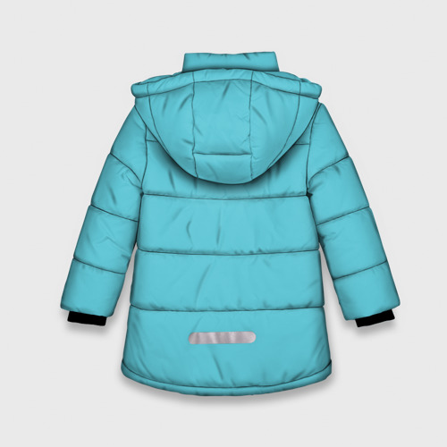 Зимняя куртка для девочек 3D Trust me, цвет светло-серый - фото 2