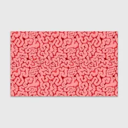 Бумага для упаковки 3D Мозг
