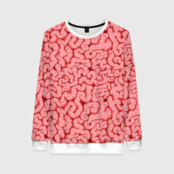 Женский свитшот 3D Мозг