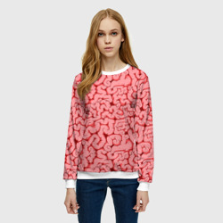 Женский свитшот 3D Мозг - фото 2