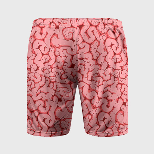 Мужские шорты спортивные Мозг, цвет 3D печать - фото 2