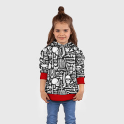 Детская толстовка 3D Кости - фото 2